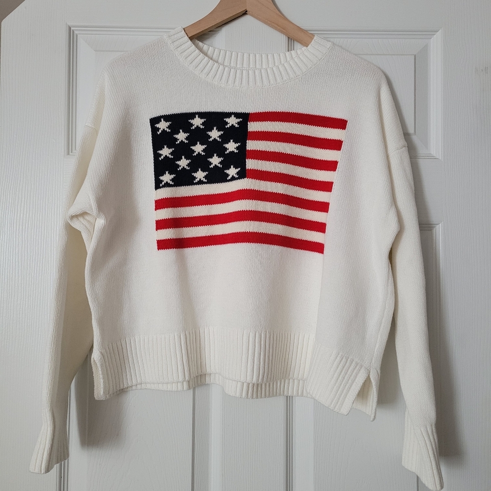 Old Navy Flag Sweater